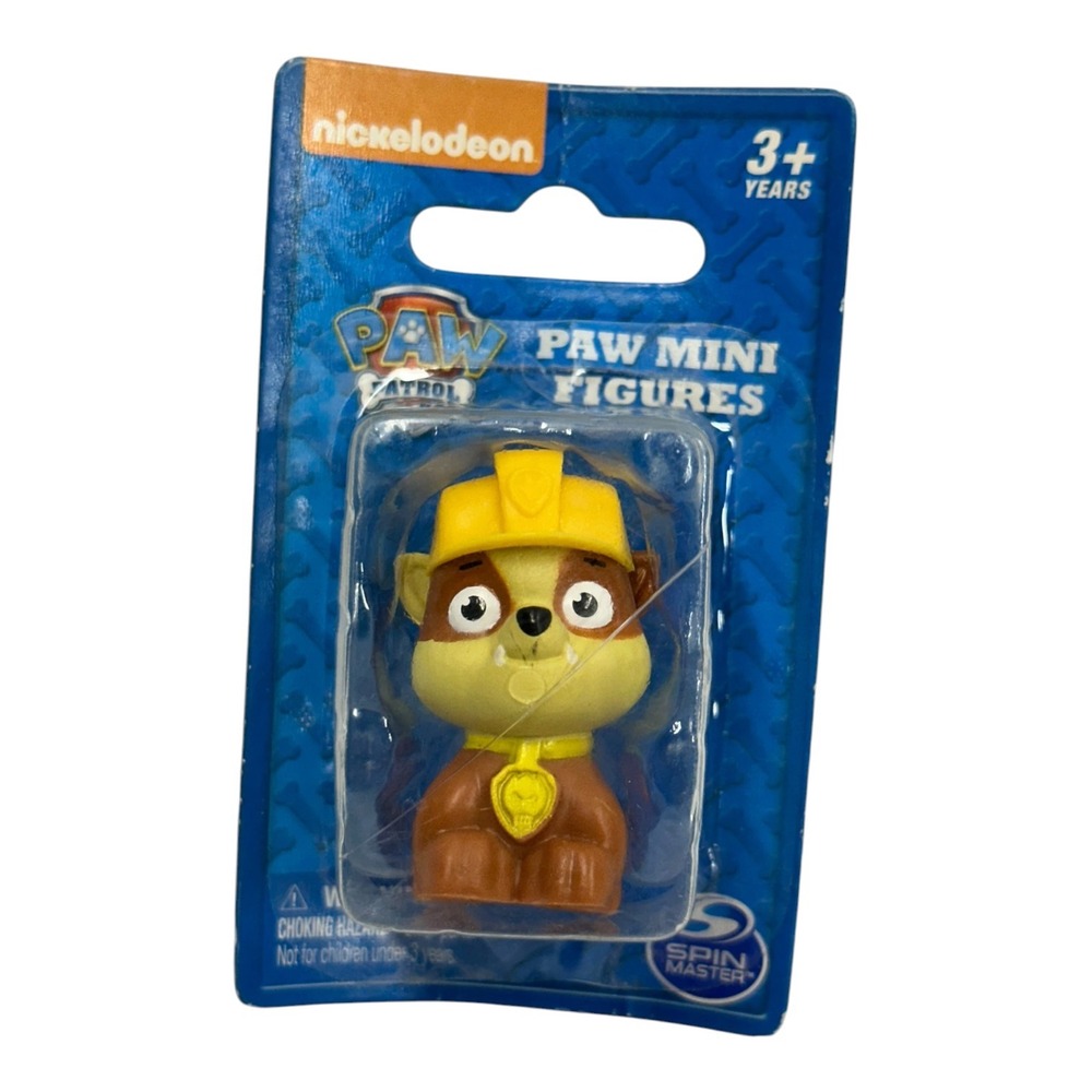PAW Patrol Rubble Mini Figure Spin Master Nickelodeon New Sealed